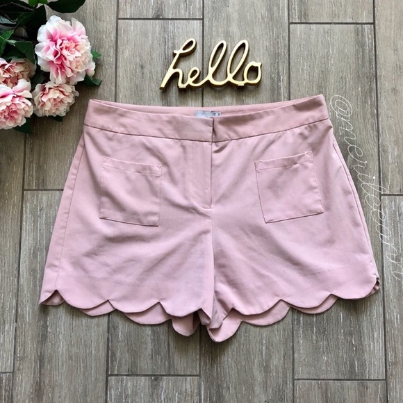 ASOS Pants - 🔥 ASOS Scalloped Shorts High Waist Pink Size 8